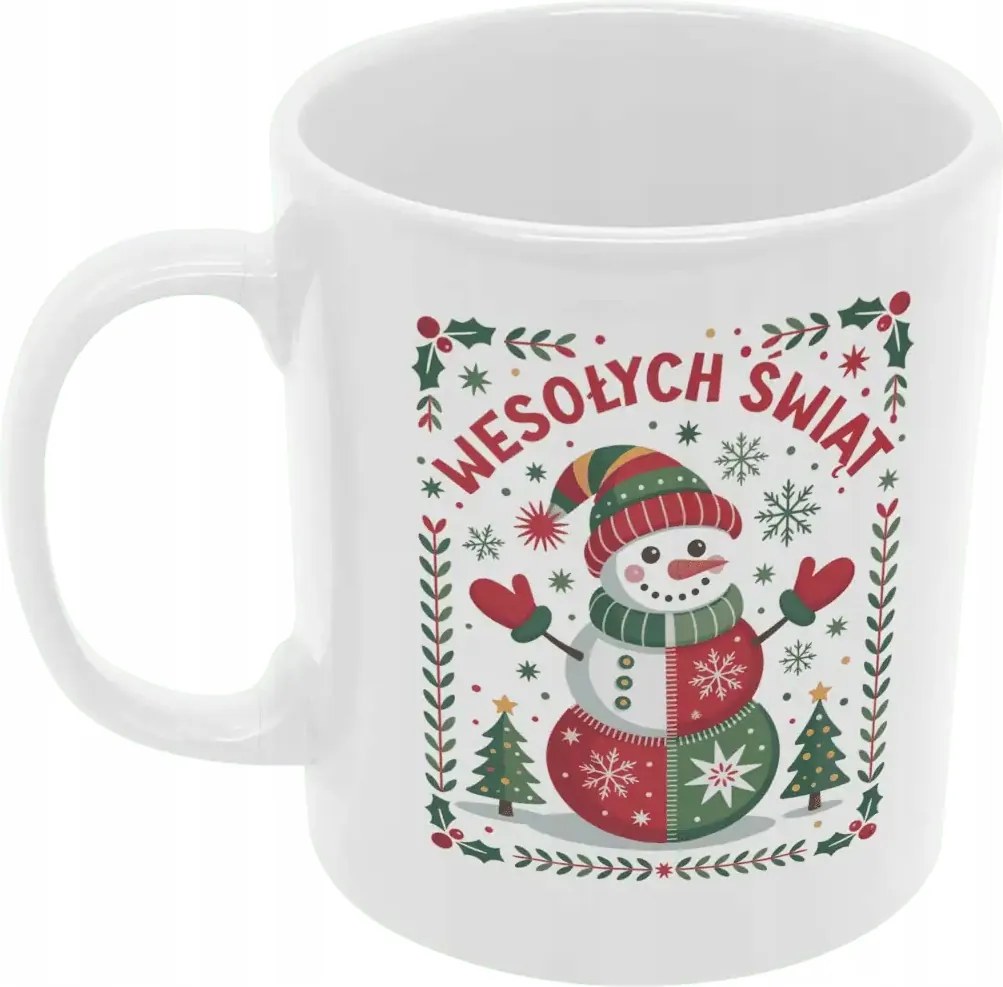 Karácsonyi bögre Boldog karácsonyt Hóember