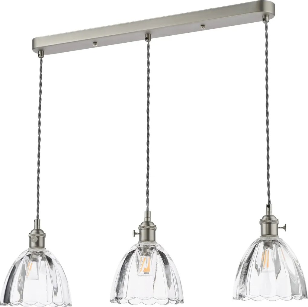 Dar Lighting modern függeszték hadano antik króm darhad3661-11