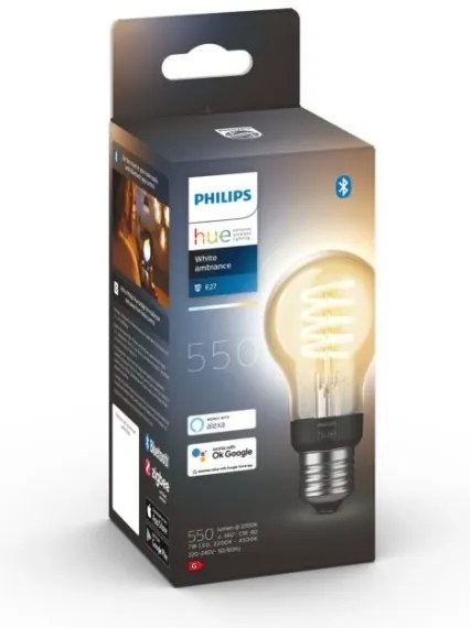 LED Dimmelhető izzó Philips Hue WHITE AMBIANCE A60 E27/7W/230V 2200-4500K