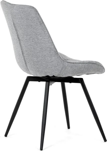 Étkezőszék szürke, szövet anyag HC-T1130 GREY2