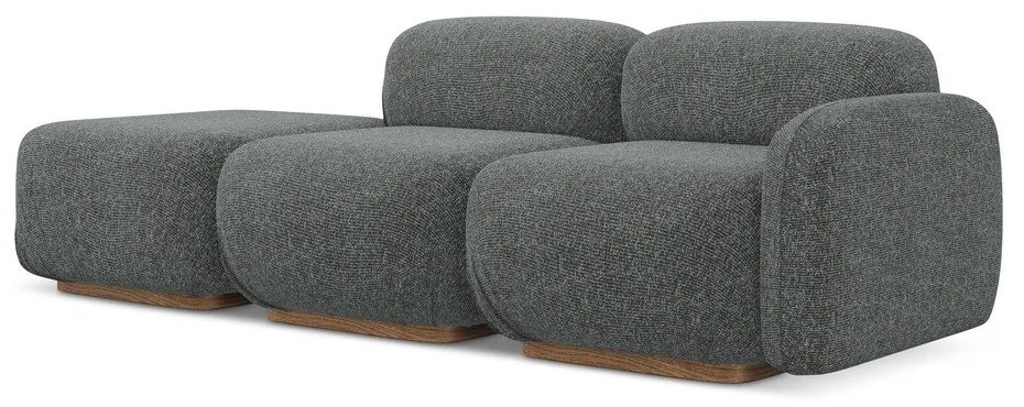 Szürke moduláris heverő (jobb oldali) Ailani – Makamii