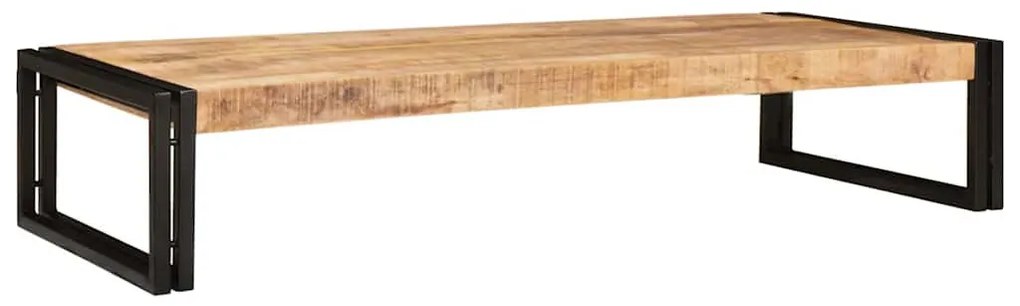 Fürdőszobai polc 120 x 50 x 23 cm Tömör mangófa és vas