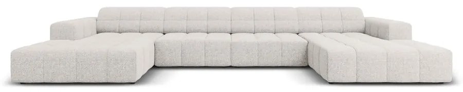 Világosszürke sarokkanapé (U alakú) Chicago – Cosmopolitan Design