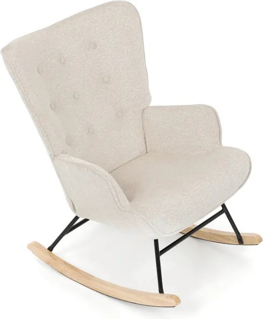 Hintaszék, bézs, szövet, AK-373 CRM2