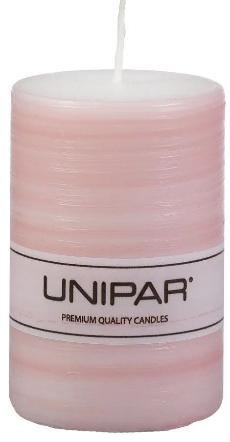 Finelines rózsaszín gyertya, égési idő 18 óra - Unipar