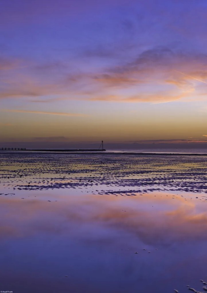Poszter 29,7x42cm Napfelkelte a tengerparton, Assaf Frank