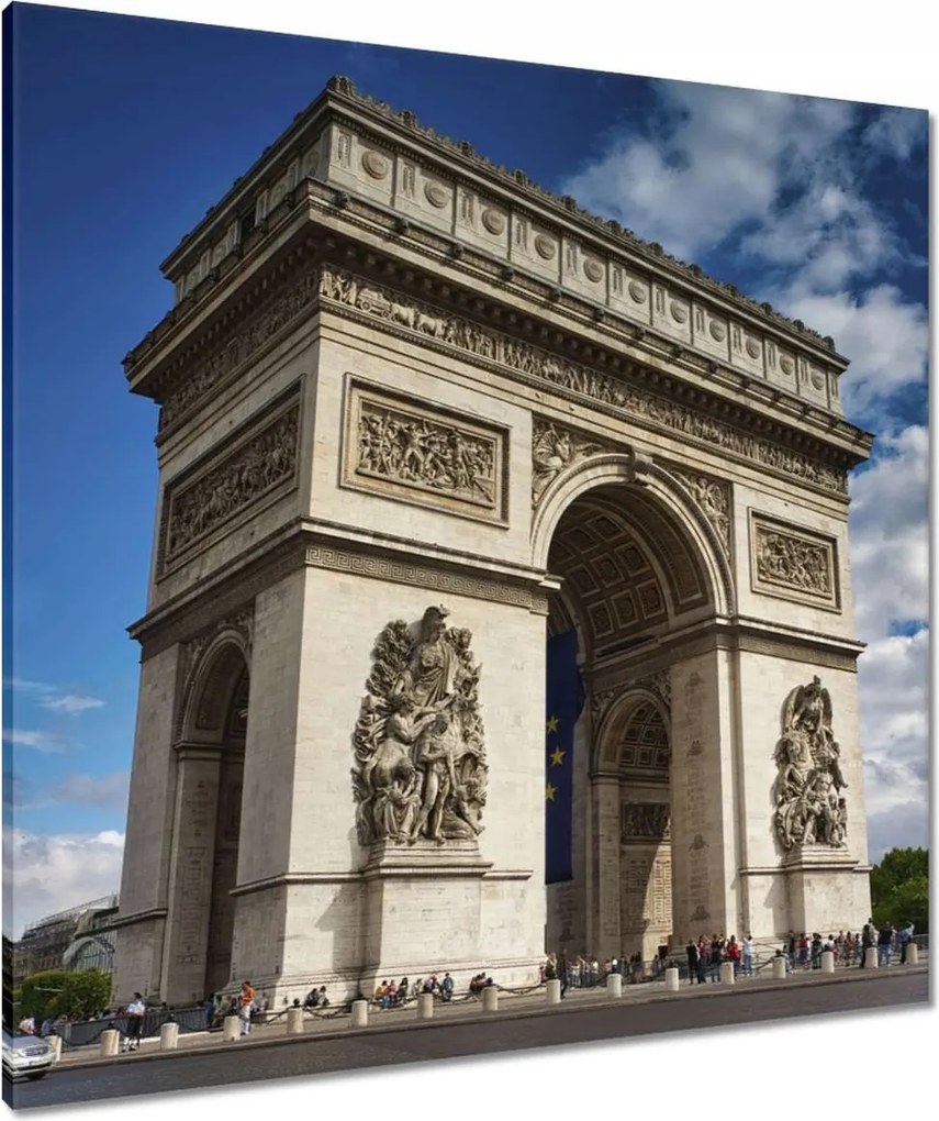 Vászonkép 80x80 Diadalív Párizs