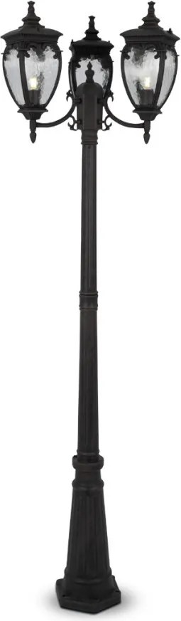 MAYTONI O414FL-03BZ FLEUR Kandeláber Antik bronz, Fekete, Arany E27 IP44