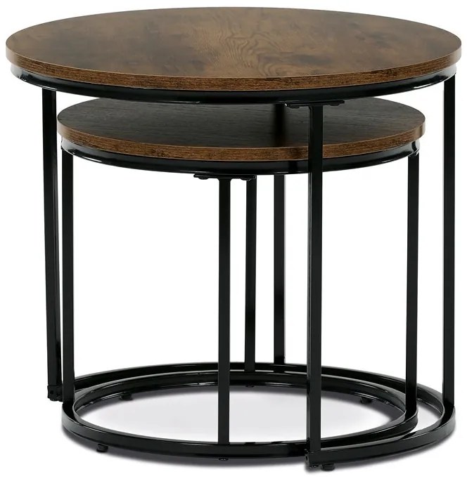 Dohányzóasztal 53×53×46 cm, MDF, Old Wood. CT-G1145 OLW