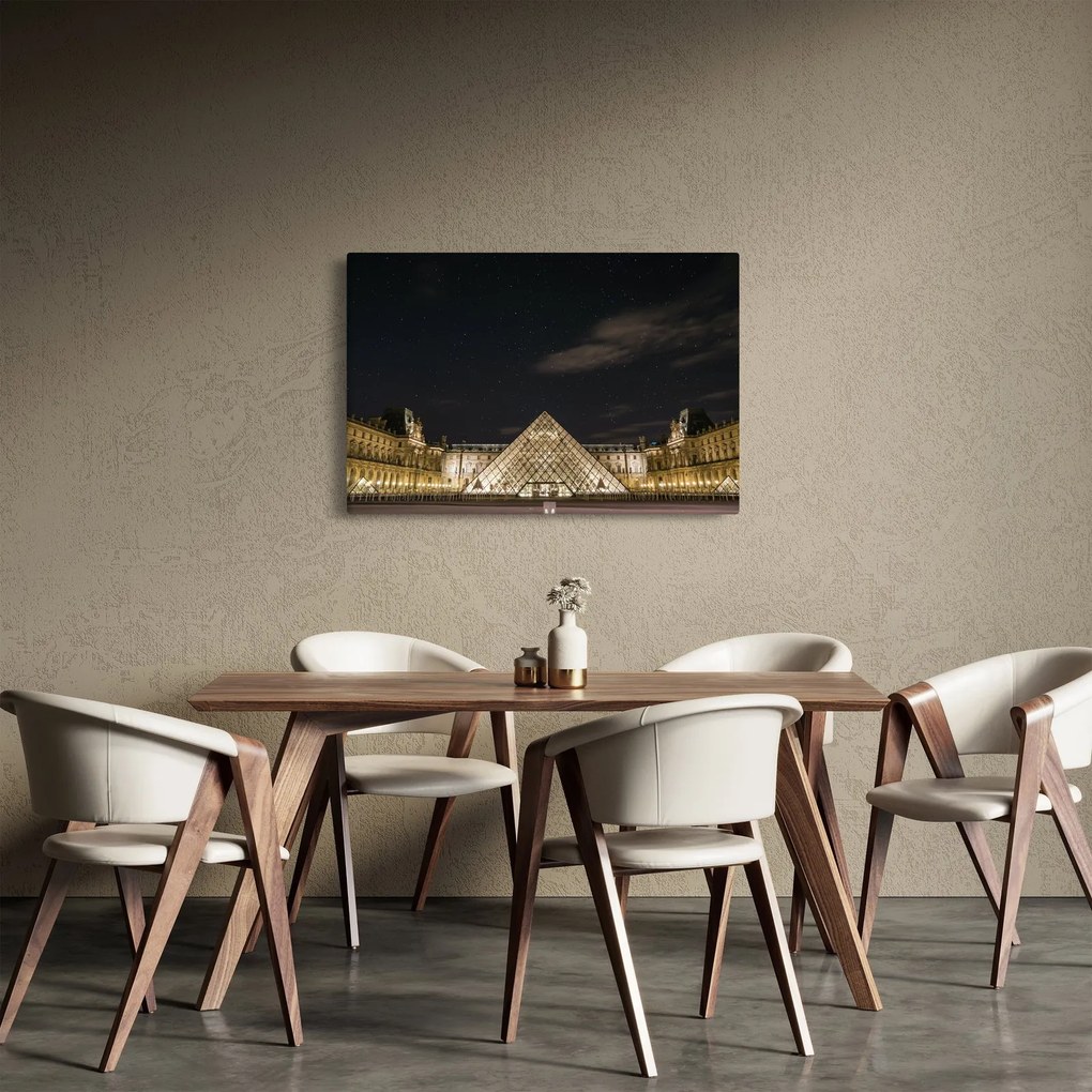 Kép - Louvre éjjel (90x60 cm)