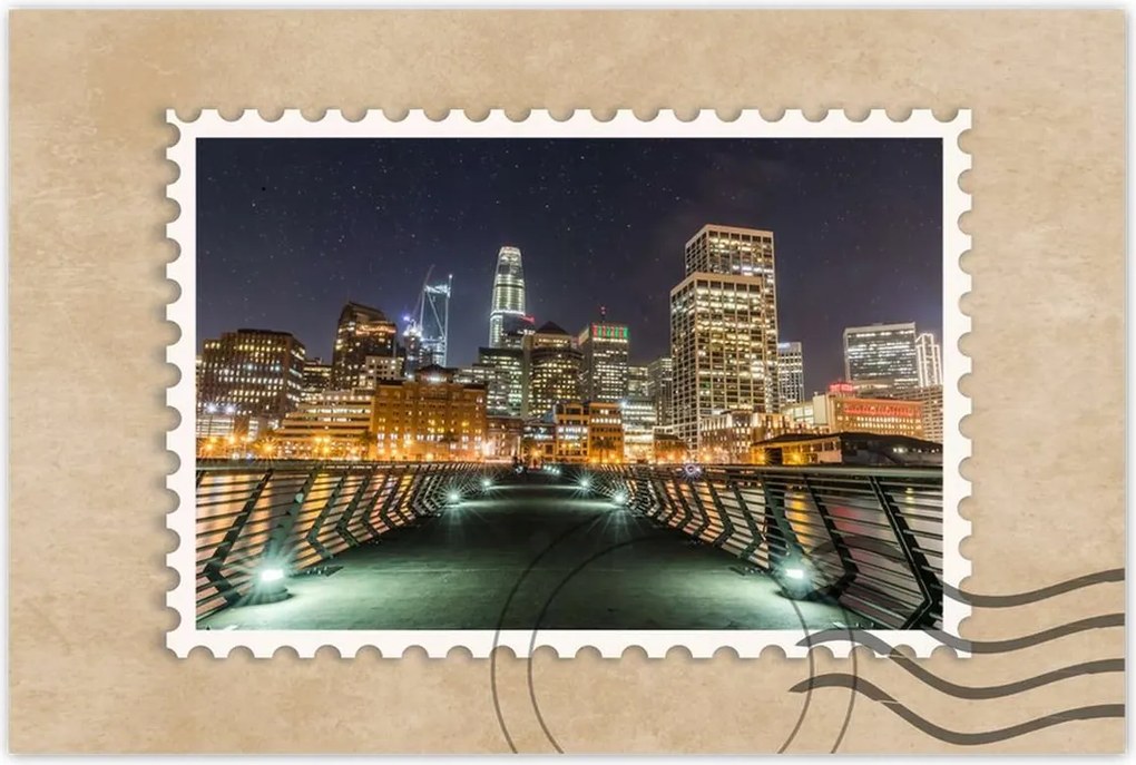 Poszterek 90x60 Városi táj Kilátás