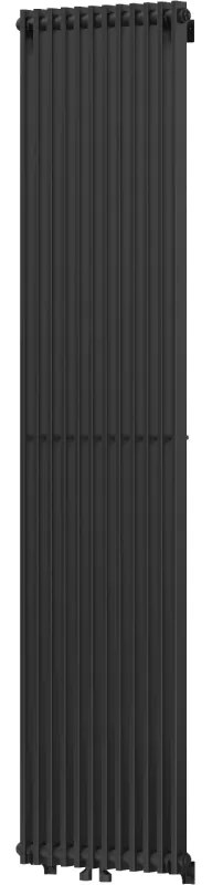 Mexen Kansas dísz radiátor 1800 x 420 mm, 1441 W, Fekete - W204-1800-420-00-70
