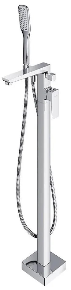 OMNIRES PM7433CR - Szabadon álló fürdőkád szett PARMA csapteleppel, króm