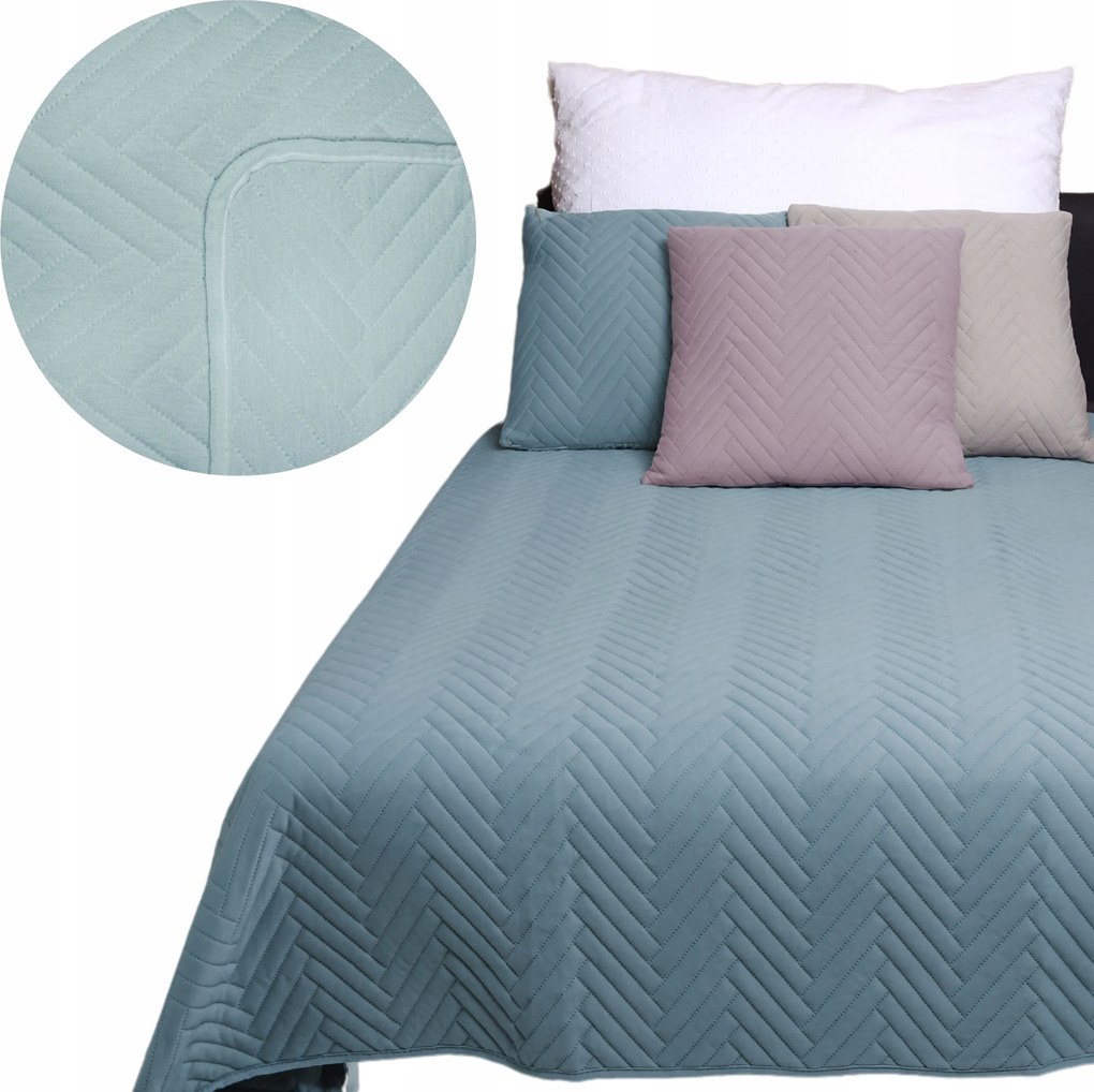 Ágytakaró steppelt kanapéra Tengeri 220x240 cm