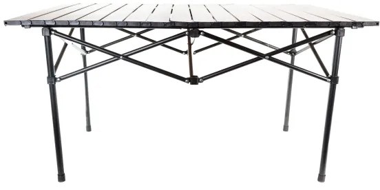 Kempingasztal gördülőlappal 54x93 cm