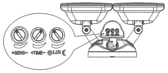 Top Light Siena C PIR - LED reflektor érzékelővel SIENA 2xLED/20W/230V IP65