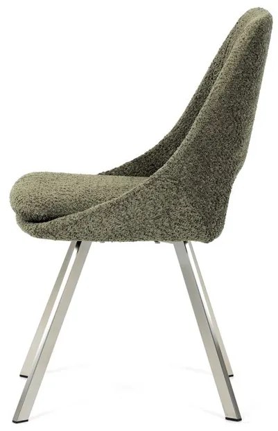 Zöld Bouclé Étkezőszék. DCL-W1174 GRN2