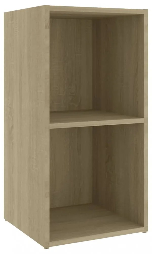 sonoma tölgy színű szerelt fa TV-szekrény 72 x 35 x 36,5 cm