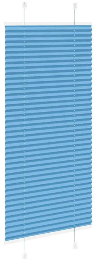 pliszírozott redőny kék 55x100 cm szövetszélesség 54,4 cm