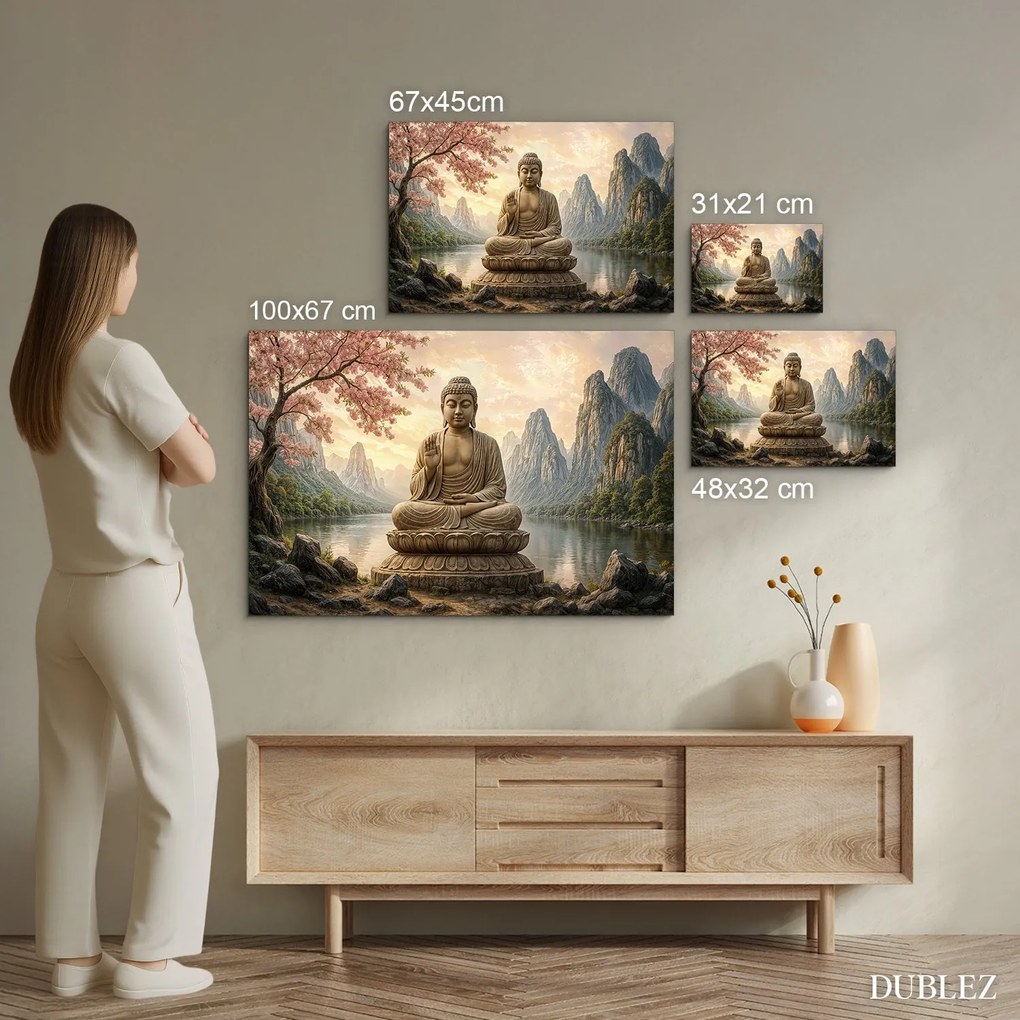 DUBLEZ | Színes falikép - Buddha | Prémium UV nyomtatás