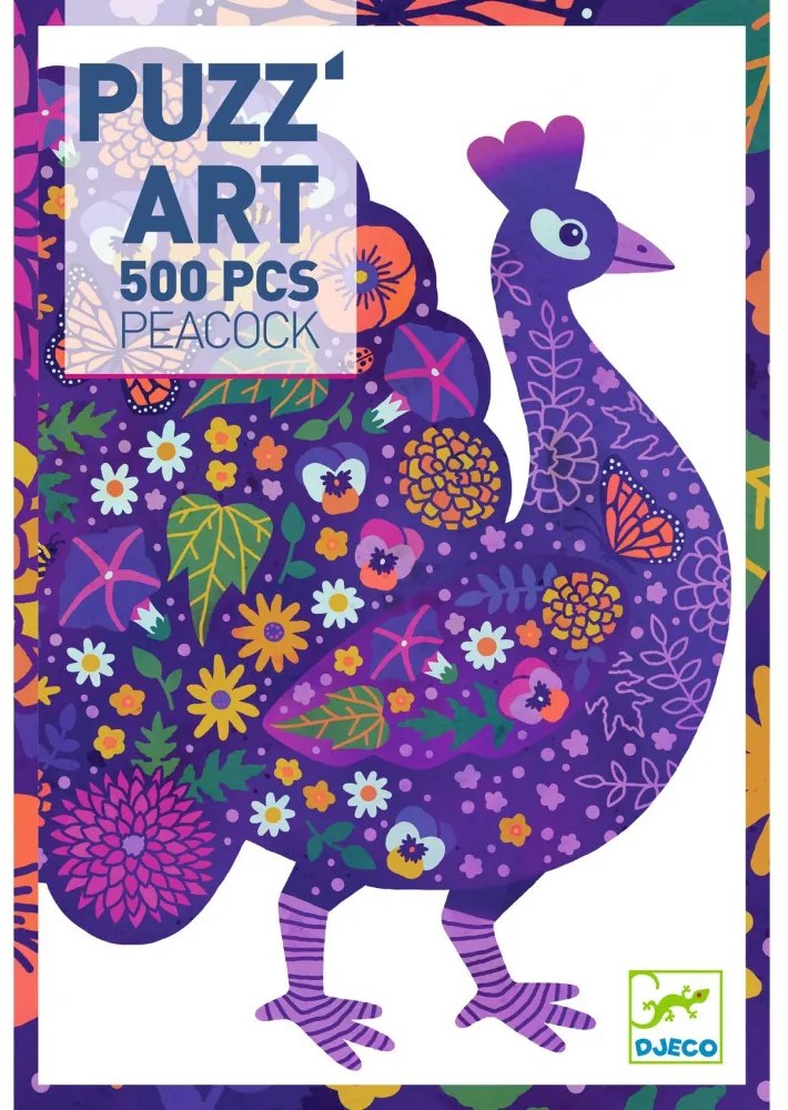 Művész puzzle - Páva, 500 db-os - Peacock