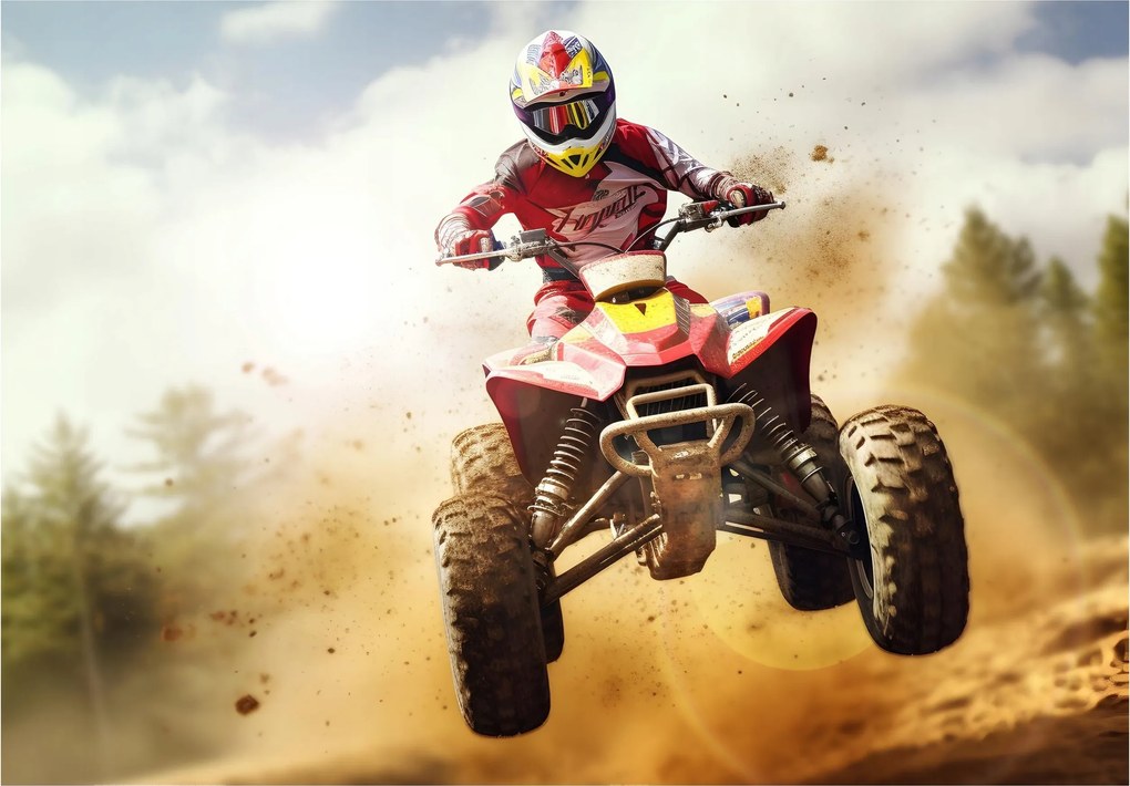 Quady Motocross Extreme fotótapéta falra 254x184 Sport és sebesség +ragasztó