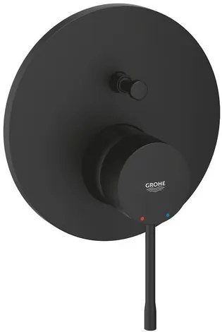 zuhany és fürdő csaptelep GROHE Essence vakolat alatti rész nélkül phantom black 24167KF1