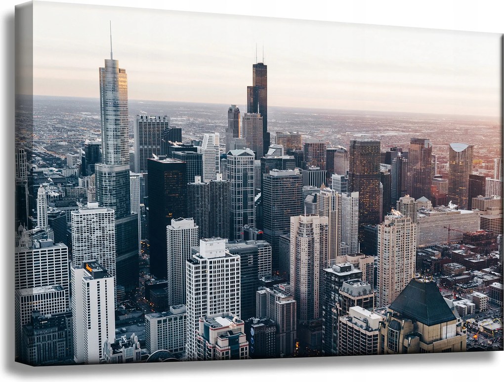 Vászonkép Chicago építészet 60x40 cm