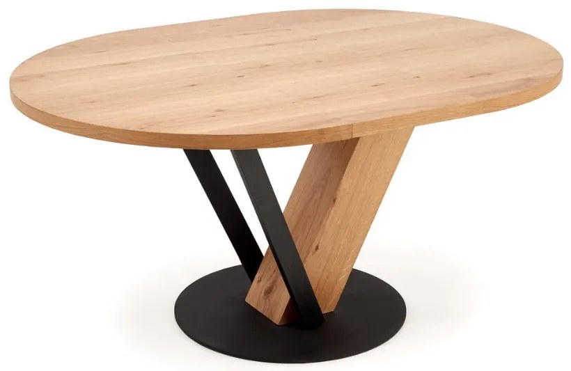 Fanis bővíthető étkezőasztal kerek 120-160cm