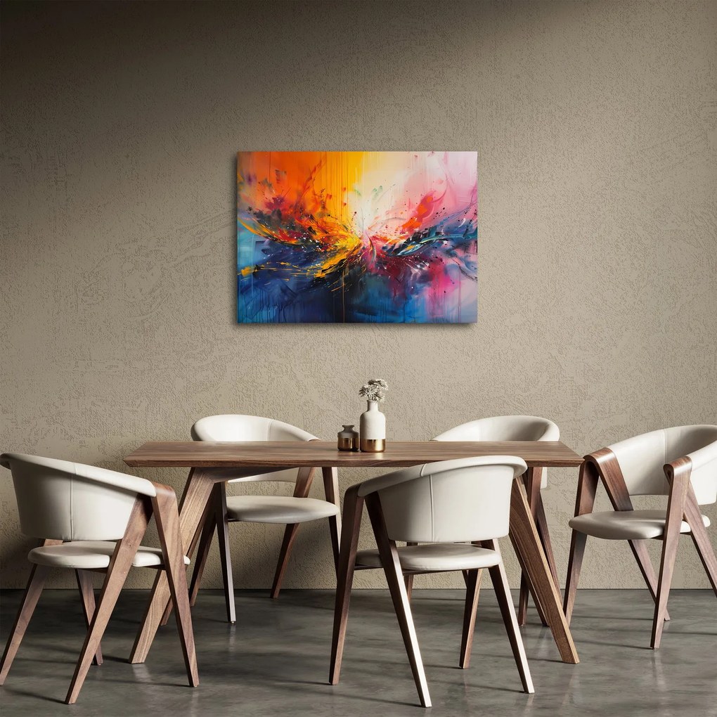 Kép - Színes absztrakció (70x50 cm)