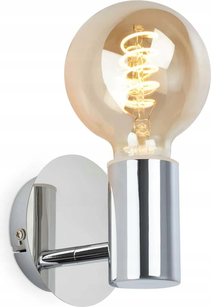 Briloner fali lámpa, 10 cm, króm, E27, IP44, fürdőszobai design