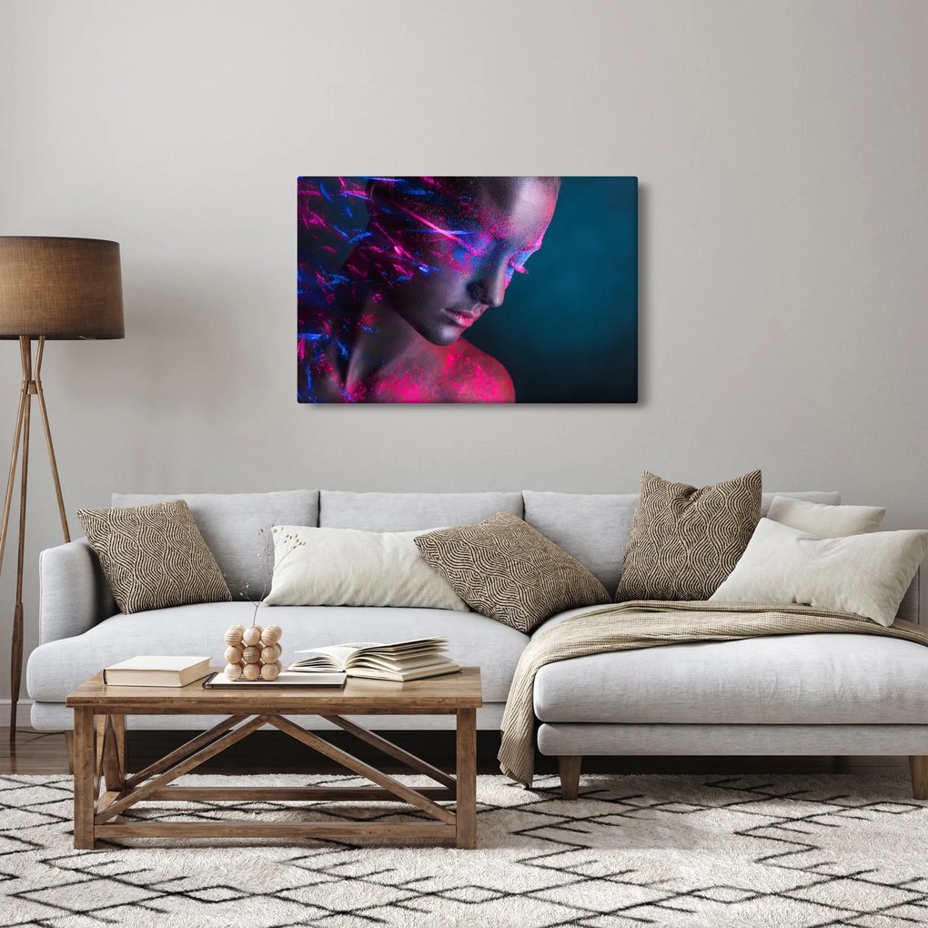 Csillogó nő képe (90x60 cm)