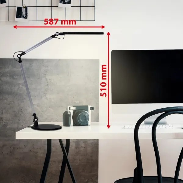 Brilo - LED érintős asztali lámpa, állítható fényerő, 6,6W, 230V, 3000-6000K