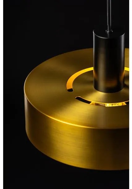 Lámpa Mennyezeti lámpatest SELVIA II, 5679, max. 250V, 50/60Hz, 1*E27, max.40 W,  IP20, átmérő 30 cm, arany/fekete