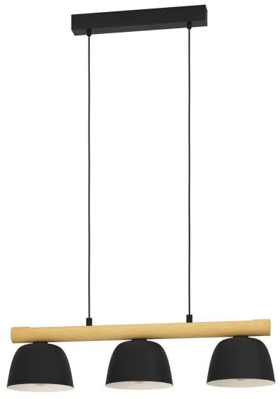 Eglo 43739 - Csillár zsinóron SHERBURN 3xE27/40W/230V