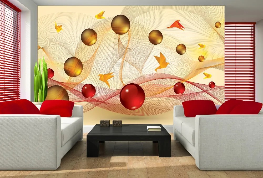 Absztrakt poszter, fotótapéta, Vlies (208 x 146 cm)