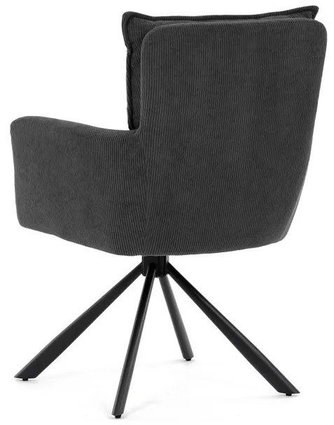 Szürke Kordbársony Étkezőszék. HC-X1128 GREY2