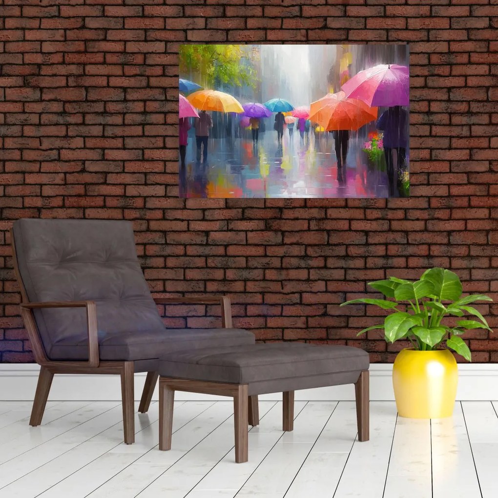 Kép - Esős nap (90x60 cm)