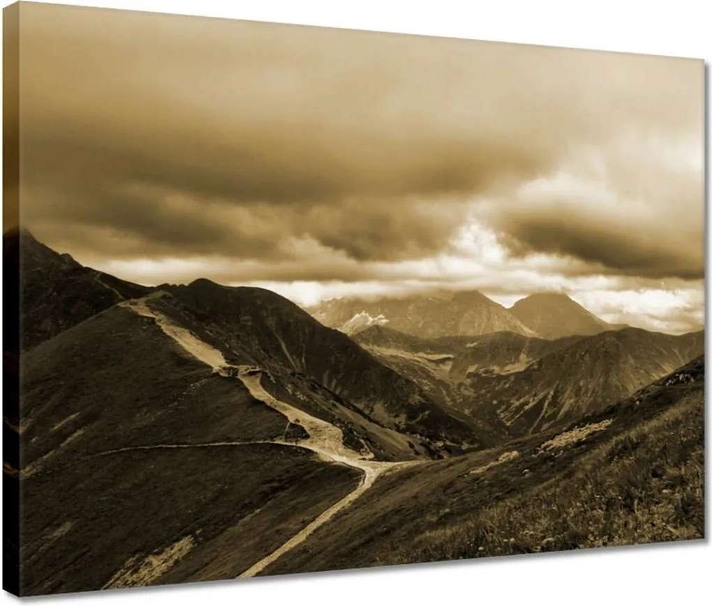 Vászonkép 40x30 Tátra Lengyel hegyek Kilátás