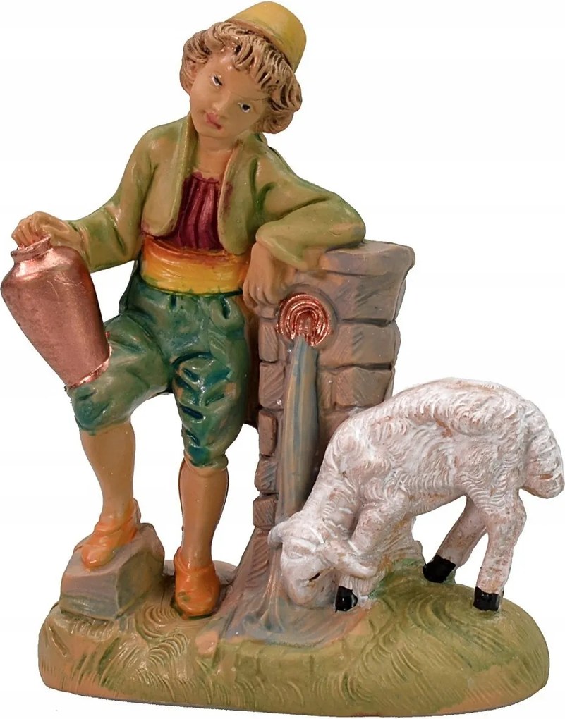 Betlehem figura Fiú Amforával A Kútnál 10cm magas figurákhoz