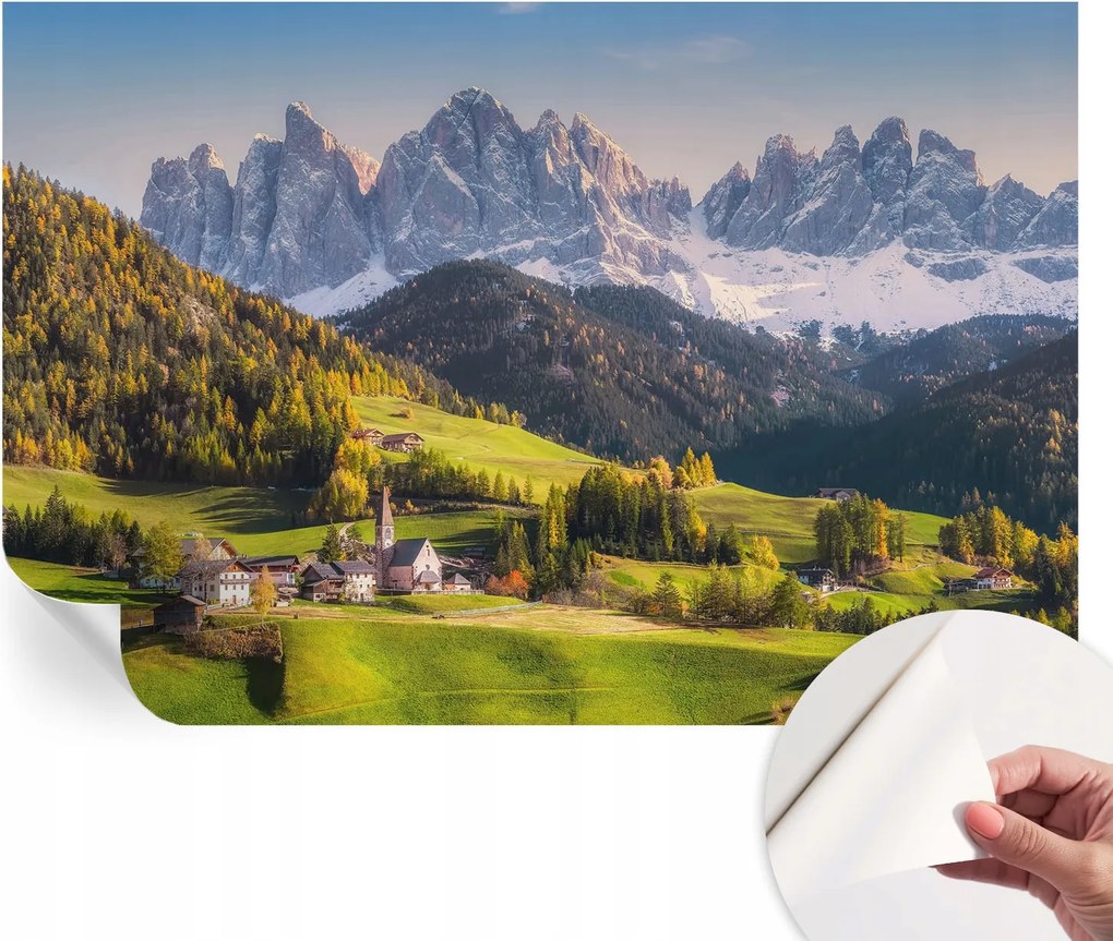 Design fali fotótapéta öntapadós hegyi tájkép 104x70 cm