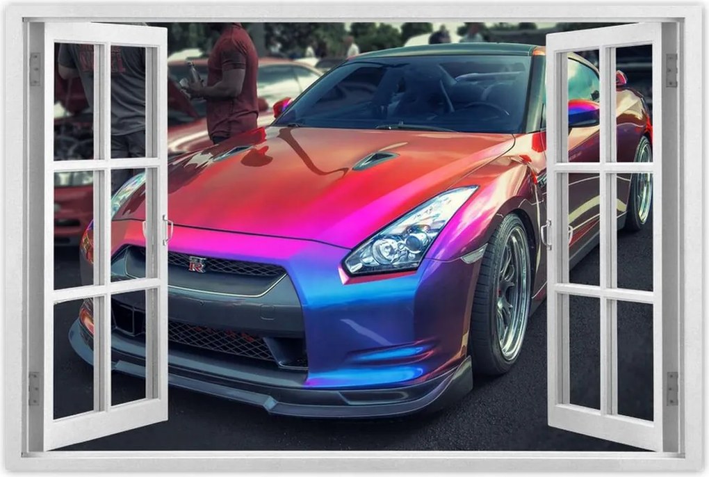 Poszterek 120x80 Nissan Gtr Autó