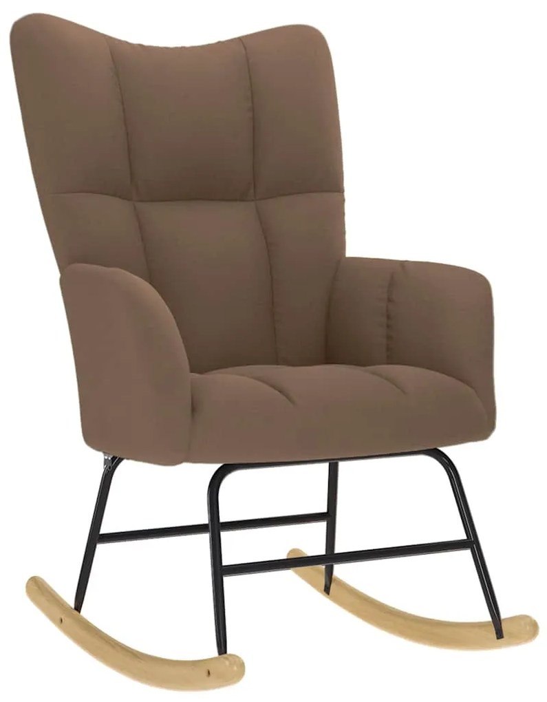 barna szövet hintaszék