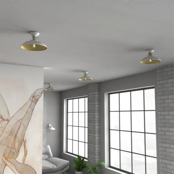 Brilagi - LED Felületre szerelhető csillár FLAMENGO 1xE27/60W/230V fehér