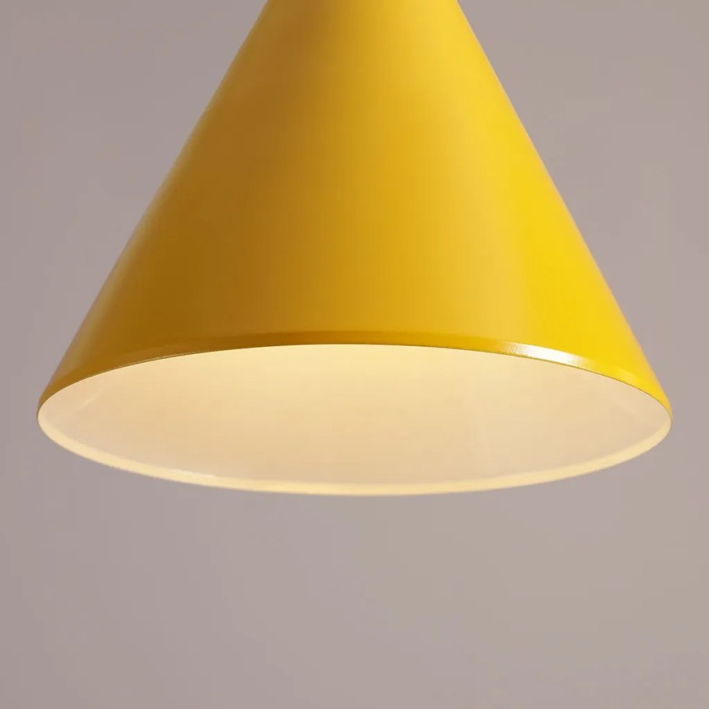 ALDEX 1108G14 FORM Modern Függesztett Lámpa Fekete, Sárga E27 IP20