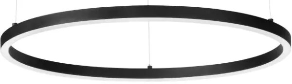 Ideal Lux - ORACLE SLIM kábelen függő LED csillár, 29W/230V, 2700K, átm. 50 cm, fekete