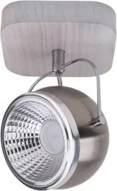 Kinkiet Ball Wood Fali Lámpa 5W 3000K Fehér Tölgy