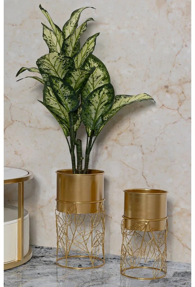 Fém kaspó szett 2 db-os ø 23 cm Livi – Mauro Ferretti