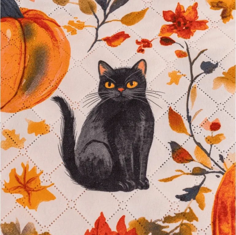 Ágytakaró CATS AND PUMPKINS, színes Méret: 220 x 240 cm