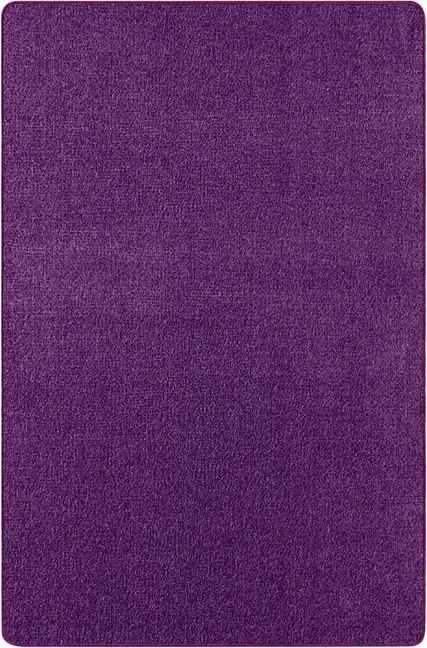 Egyszínű szőnyeg 67x120cm, lila, puha rövid szőrrel